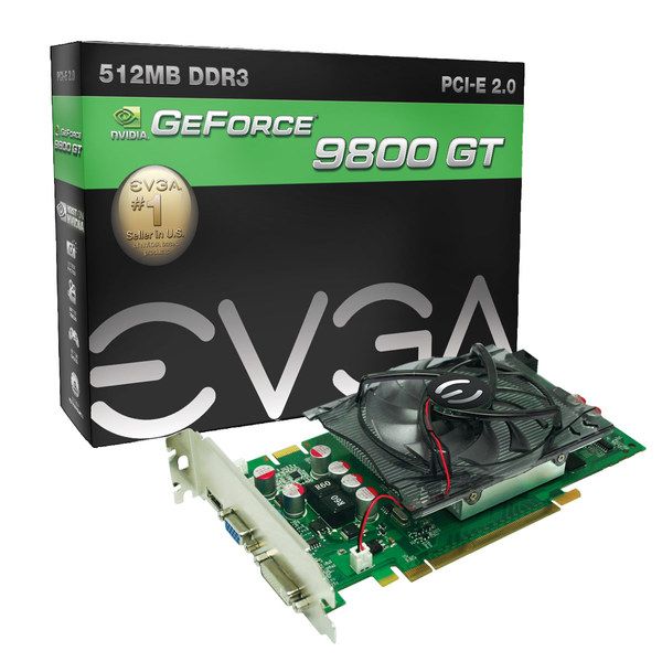 Placa De Video Nvidia Evga 9800gt 1gb Ddr3 256bits