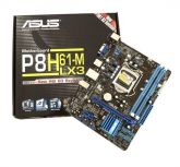 Placa-Mãe Asus P8H61-M-LX3 Core i7/i5/i3 DDR3 1155 Aud/LAN/V
